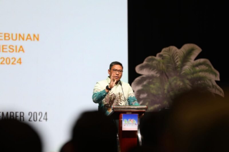 Wakil Menteri Pertanian (Wamentan) Sudaryono dalam acara Perkebunan Indonesia Expo (Bunex) 2024. (Dok. Kementerian Pertanian)