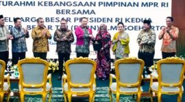 Acara Silaturahmi Kebangsaan Pimpinan MPR dengan Keluarga Besar (alm) Presiden RI ke-2 Soeharto. (Dok MPR RI)